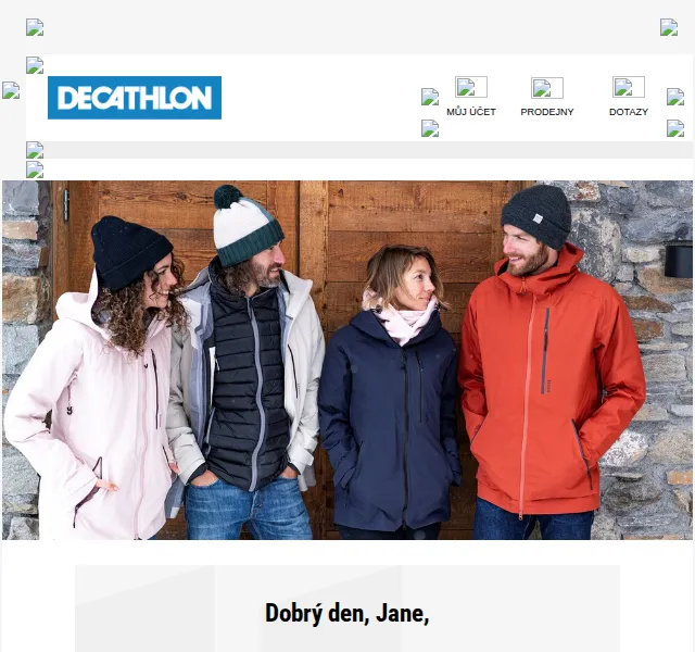 DECATHLON: Zimní oblečení, termoprádlo a bundy – červen 2026 | Nuslet.cz