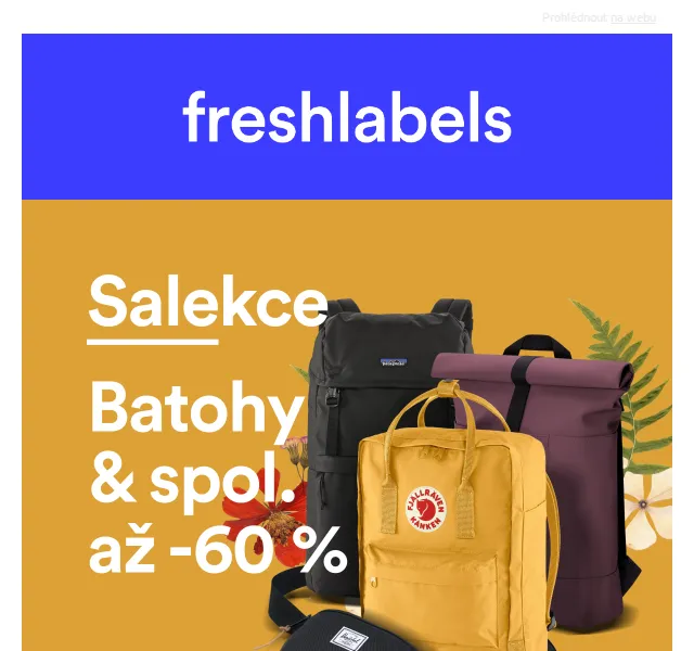 Freshlabels: Batohy a tašky se slevou až 60 % – červen 2026 | Nuslet.cz