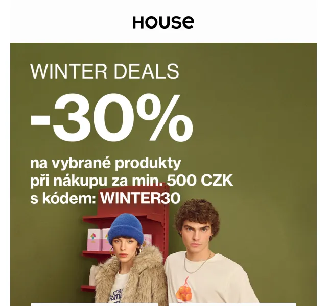 HOUSE: Až -35 % na vybrané produkty – červenec 2026 | Nuslet.cz