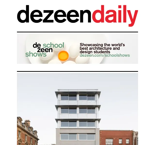 Dezeen Daily: architektonické novinky – červen 2026 | Nuslet.cz