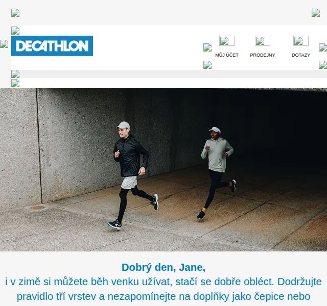 Decathlon: Běžecké oblečení už od 149 Kč – červenec 2026 | Nuslet.cz