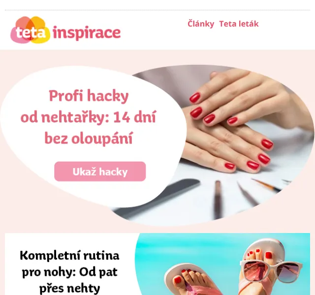 Teta drogerie: Tipy na oholení – červenec 2026 | Nuslet.cz