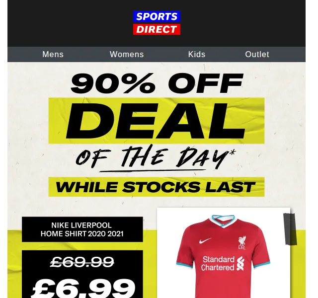 Sportsdirect.com: Liverpool dres domácí za 6,99 £ – červen 2026 | Nuslet.cz