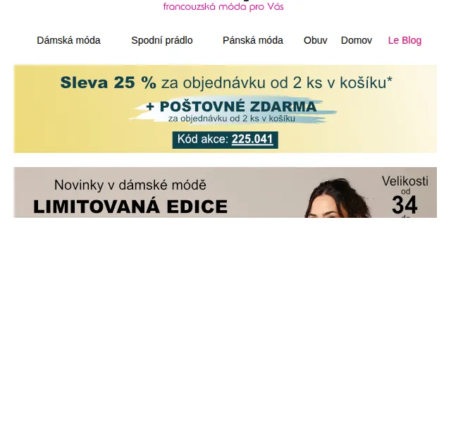 Blancheporte: -25 % na novinky – červen 2026 | Nuslet.cz
