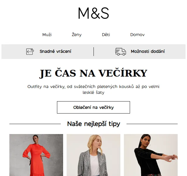 Marks and Spencer: Oblečení na večírky – červen 2026 | Nuslet.cz