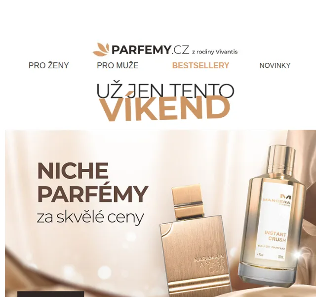 Parfemy.cz: Niche parfémy za skvělé ceny – červen 2026 | Nuslet.cz