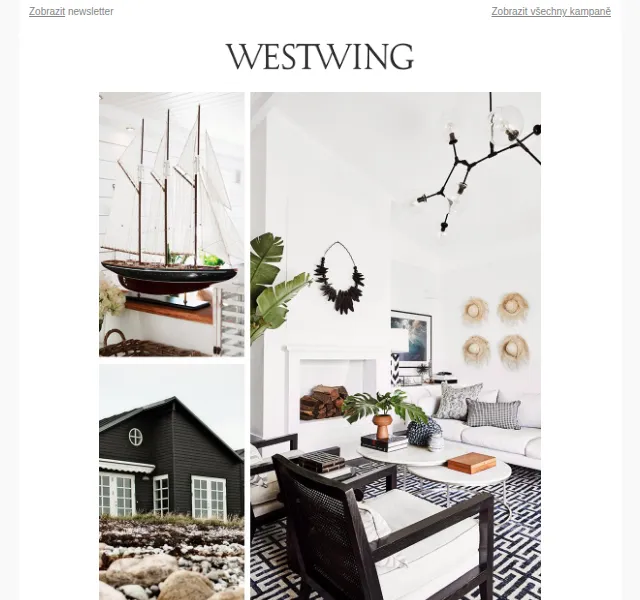 Westwing: Black Hamptons a přímořský styl – červen 2026 | Nuslet.cz