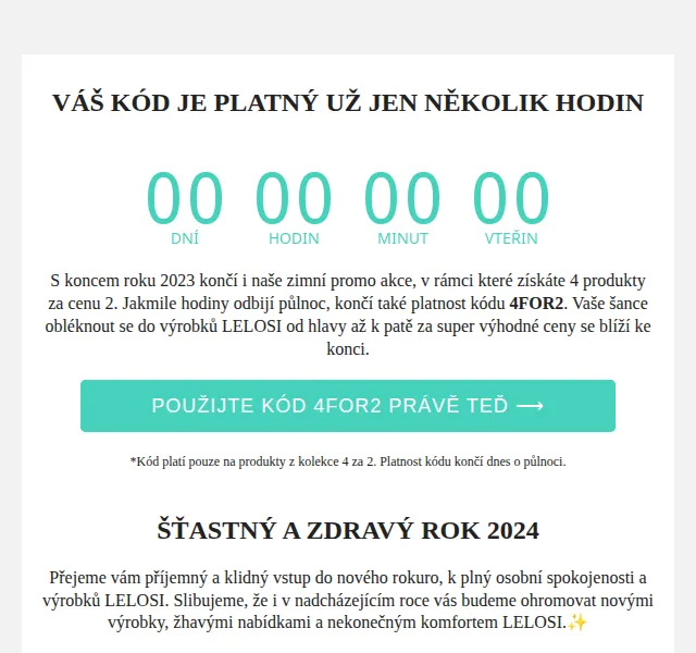 LELOSI: 4 produkty za cenu 2 – prosinec 2023 | Nuslet.cz