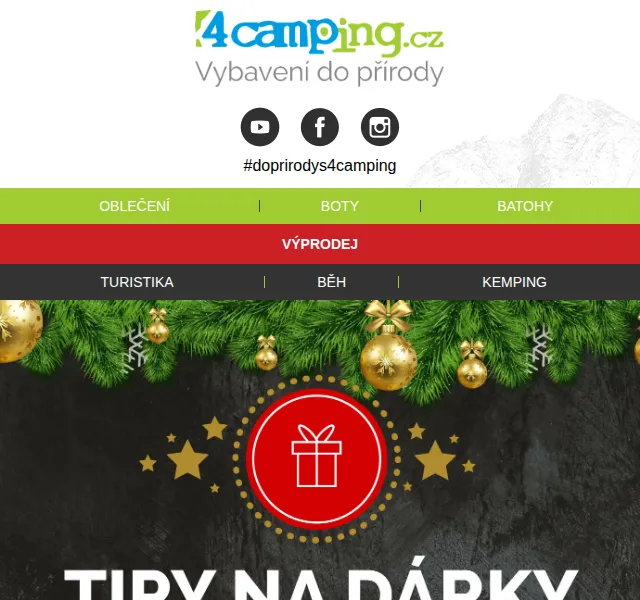 4camping.cz: Tipy na super dárky pod 500 Kč – červen 2026 | Nuslet.cz