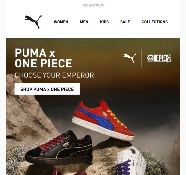 PUMA: limitovaná edice ONE PIECE – červen 2026 | Nuslet.cz