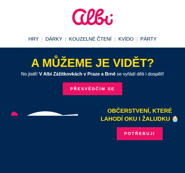 Albi: Narozeninové oslavy v Albi Zážitkovkách – červen 2026 | Nuslet.cz