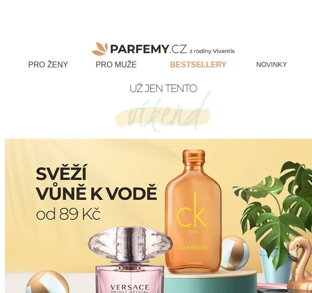 Parfemy.cz: svěží vůně od 89 Kč – červen 2026 | Nuslet.cz