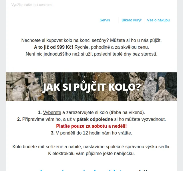 czbikero: Půjčovna kol již od 999 Kč – červen 2026 | Nuslet.cz