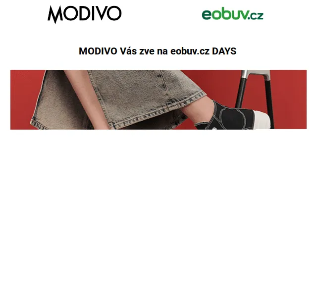 Modivo: sleva 15 % na boty a doplňky – červen 2026 | Nuslet.cz
