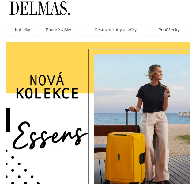 Delmas: Nová kolekce Samsonite Essens – červen 2026 | Nuslet.cz