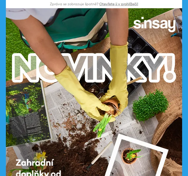 Sinsay: Nové zahradní doplňky – červen 2026 | Nuslet.cz