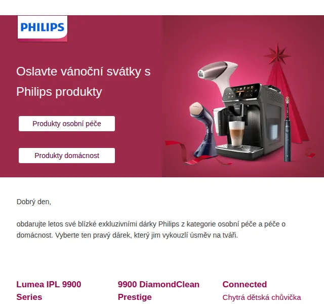 Philips: Vánoční slevy až 33 % – červen 2026 | Nuslet.cz