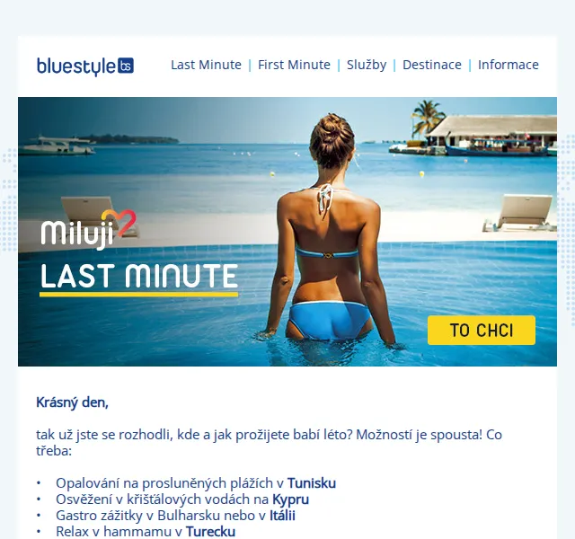 ✈ CK Blue Style ☀️ Last Minute dovolená od 10 490 Kč – červen 2026 | Nuslet.cz
