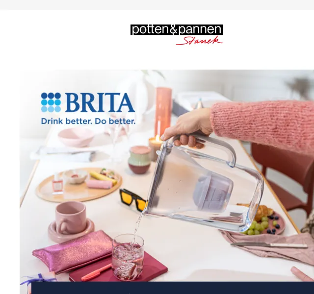 Potten & Pannen: Brita filtrační konvice od 609 Kč – červen 2026 | Nuslet.cz
