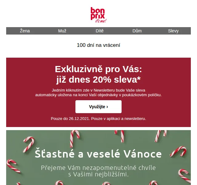 bonprix: Až -50 % v zimních slevách + 20 % navíc – červen 2026 | Nuslet.cz