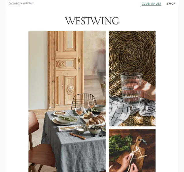 Westwing: Slow Dining a slevy na bydlení – červen 2026 | Nuslet.cz