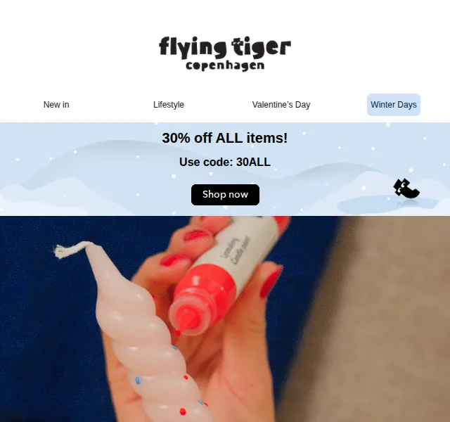Flying Tiger Copenhagen: sleva 30 % na vše – červen 2026 | Nuslet.cz