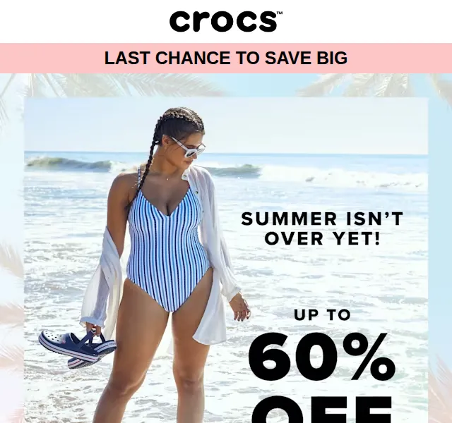 Crocs: letní výprodej až 60% sleva – červen 2026 | Nuslet.cz