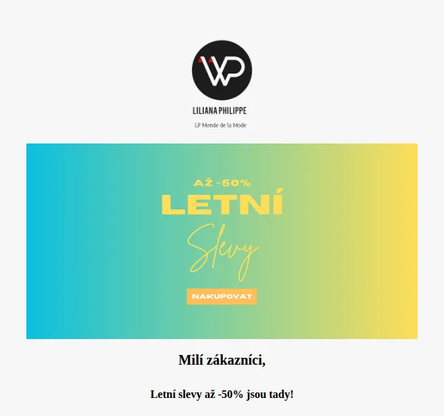 lilianaphilippe: Letní slevy až -50 % na American Vintage & Wolford – červen 2026 | Nuslet.cz