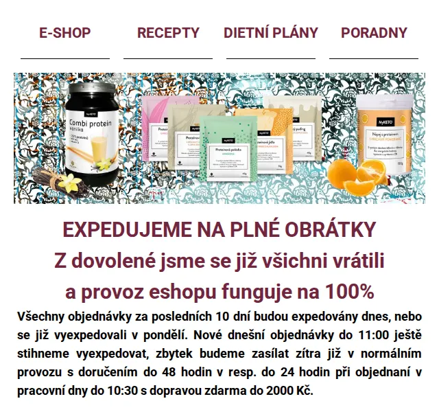 MyKETO: Proteinová jídla a polévky se slevou až 50 % – červen 2026 | Nuslet.cz