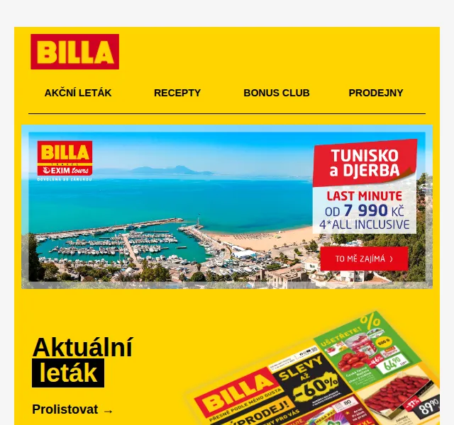 Billa: Tchibo káva 58% sleva a Nestlé cereálie 74,90 Kč – červen 2026 | Nuslet.cz