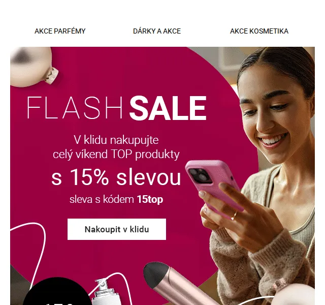 Notino: Flash sleva 15 % na parfémy – červen 2026 | Nuslet.cz
