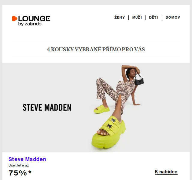 Lounge by Zalando: Steve Madden, Hunkemöller & HI-TEC – červen 2026 | Nuslet.cz