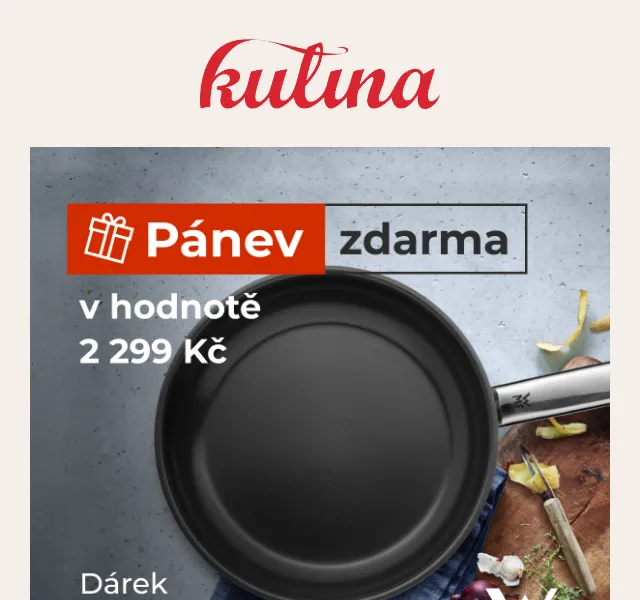 KULINA.cz: Pánev WMF Durado ZDARMA k nákupu elektra – červenec 2026 | Nuslet.cz