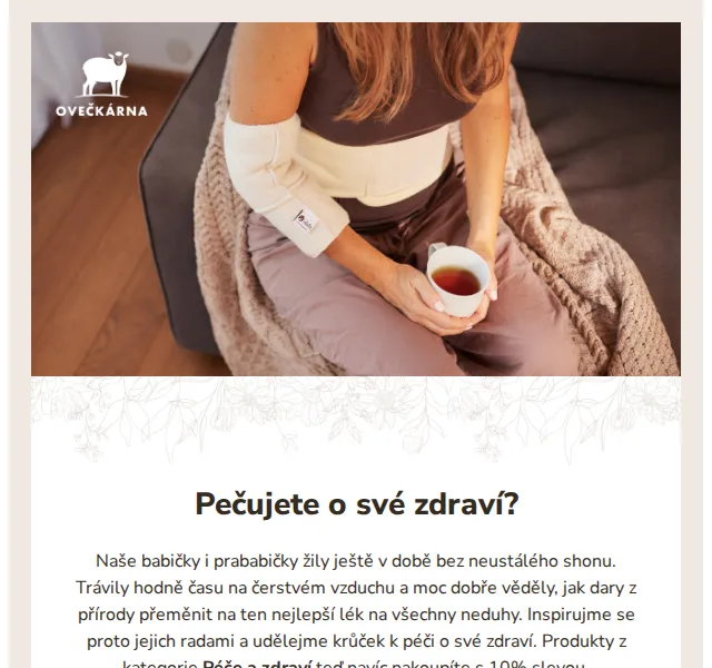 Ovečkárna: 10% sleva na péči a zdraví – červen 2026 | Nuslet.cz