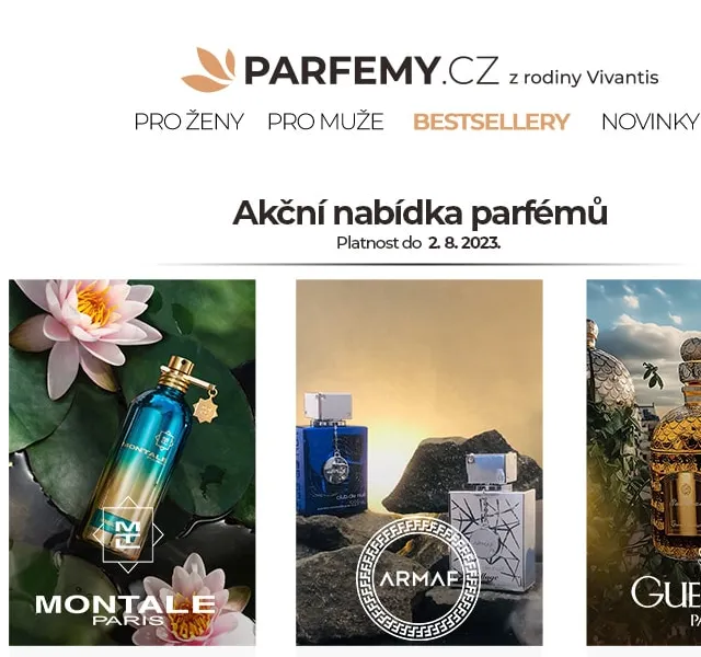 Parfemy.cz: Parfémy Montale, Armaf a Guerlain za skvělé ceny – červen 2026 | Nuslet.cz