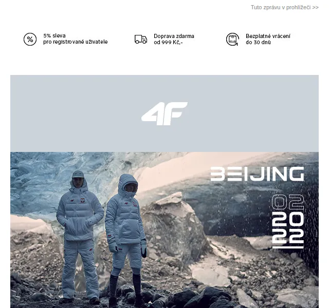 4Fstore: Olympijská kolekce Peking 2022 – červen 2022 | Nuslet.cz