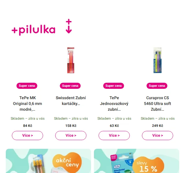 Pilulka.cz: Dentální hygiena s 30% slevou – červen 2026 | Nuslet.cz