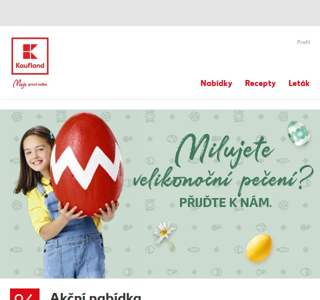 Kaufland: Velikonoční akce – mazanec 39,90 Kč, pomlázka 44,90 Kč – duben 2022 | Nuslet.cz