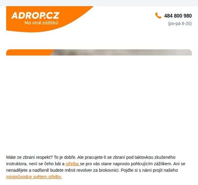 Adrop: Střelecké zážitky od 139 Kč – červen 2026 | Nuslet.cz