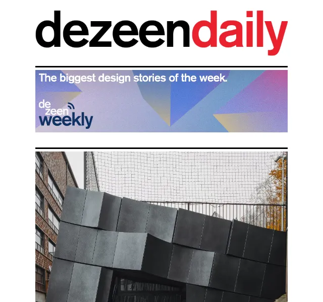 Dezeen Daily: architektonické novinky – červen 2026 | Nuslet.cz