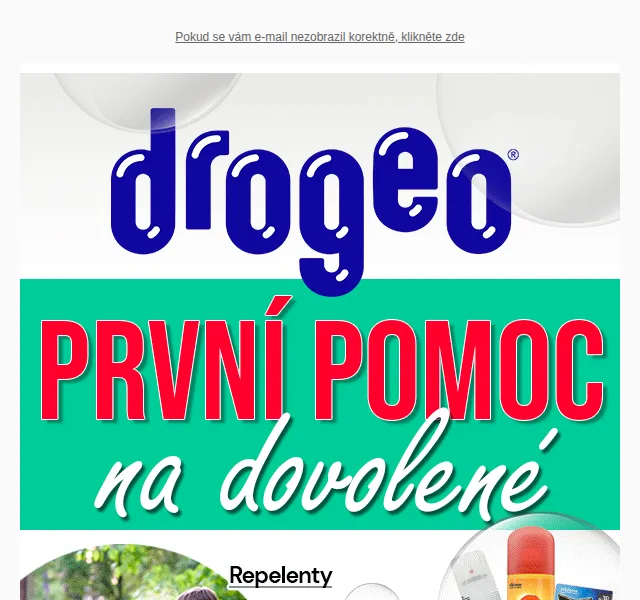 Drogeo: První pomoc na dovolenou – červen 2026 | Nuslet.cz