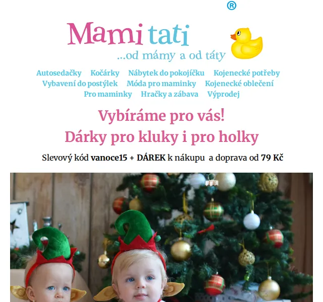 Mamitati.cz: 15% sleva na hračky a dárky – červen 2026 | Nuslet.cz