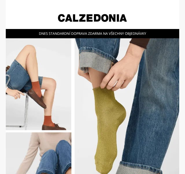 Calzedonia: Ponožky 5+1 + doprava zdarma – srpen 2026