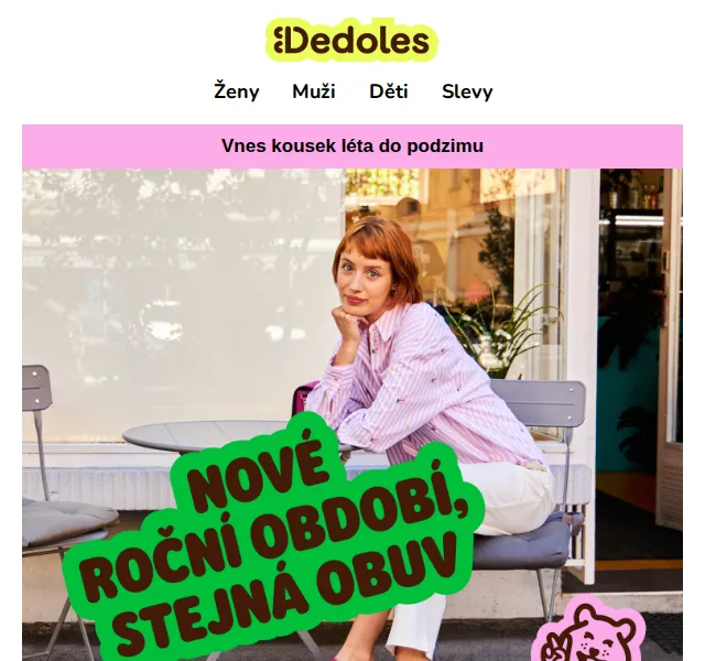 Dedoles.cz: Sandály a podzimní kolekce – červen 2026 | Nuslet.cz