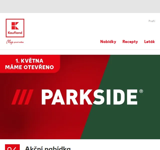Kaufland Parkside akce – červen 2026 | Nuslet.cz