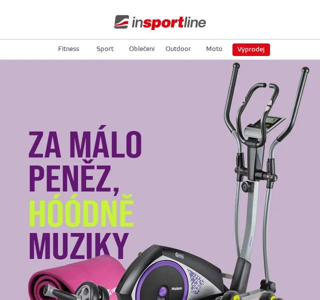 inSPORTline: Fitness slevy až -71 % – červen 2026 | Nuslet.cz