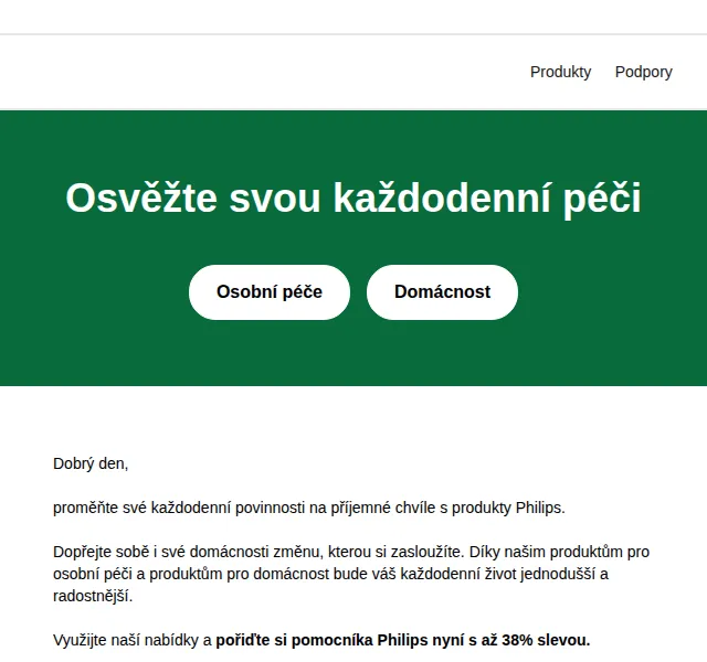 Philips: Až 38% sleva na osobní péči a domácnost – červen 2026 | Nuslet.cz