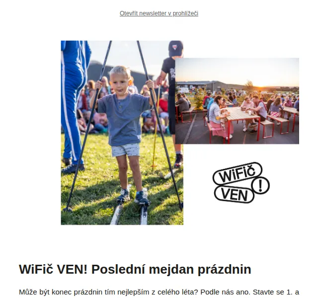 Egoé: WiFič VEN! Poslední mejdan prázdnin – srpen 2023 | Nuslet.cz