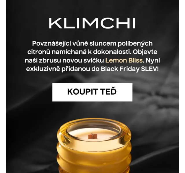 KLIMCHI: Svíčky od 2 190 Kč s darem – červen 2026 | Nuslet.cz