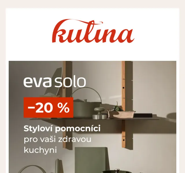 KULINA.cz: Sleva 20 % na Eva Solo – červenec 2026 | Nuslet.cz